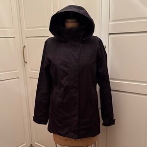 Women's North Face Black Hooded Jacket